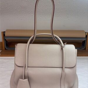 Hermès Initiale 33 Bag in Parchemin